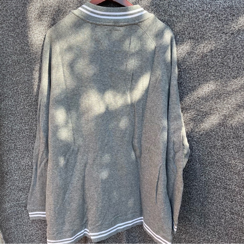 True Nation Men's Zip-Up Sweater - Charcoal - Picture 5 of 5